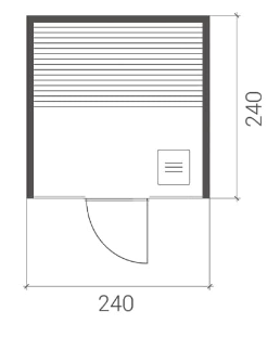 VIS Outdoor-Sauna