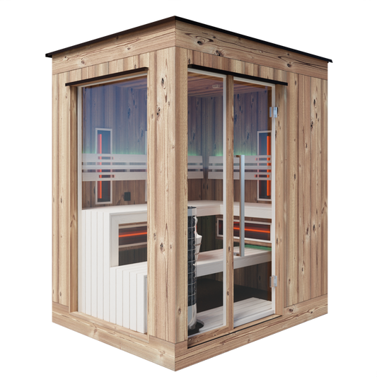 MyLivingHome Outdoor Sauna 160*200 IR/FIN